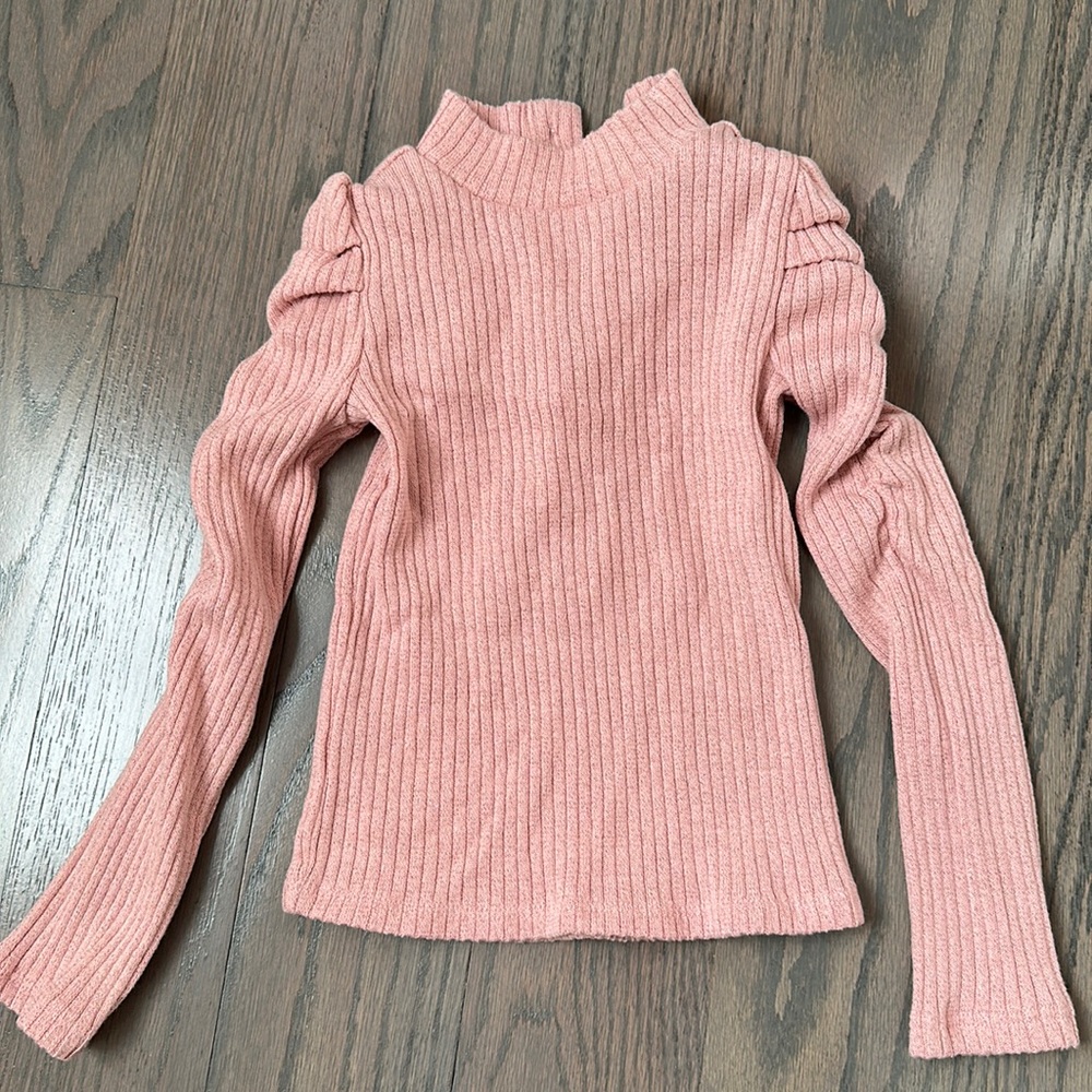 Janie and Jack ribbed metallic soft top